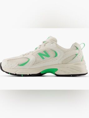 New Balance Gender Inclusive 530 Sneaker Shoes New Sea Salt Lime Women’s U530CSI